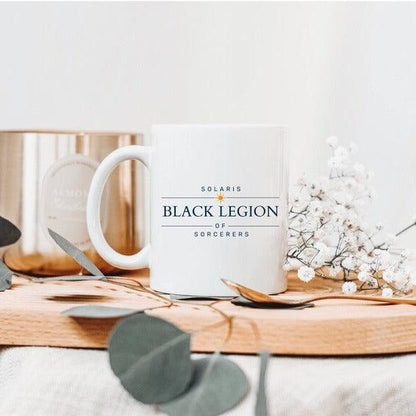 Black Legion Sorcerer Coffee Mug - The Bean Workshop - air awakens, ceramic mug, elise kova, mug