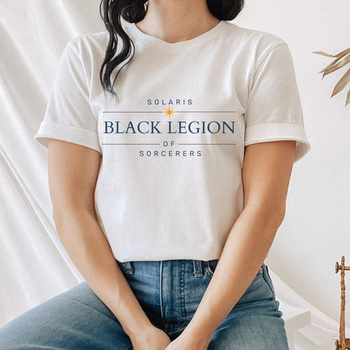 Black Legion Sorcerer Tee Shirt - The Bean Workshop - air awakens, elise kova, t-shirt