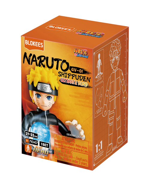 Blokees: Naruto Shippuden GV01 - Ultimate Bond Brick Toy Blind Box