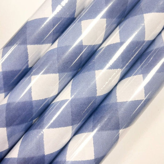 Rosanne Beck Party Blue Buffalo Check Runner