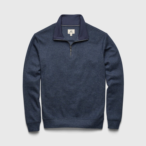 Bobby Cashmist Fleece Quarter Zip - Navy heather