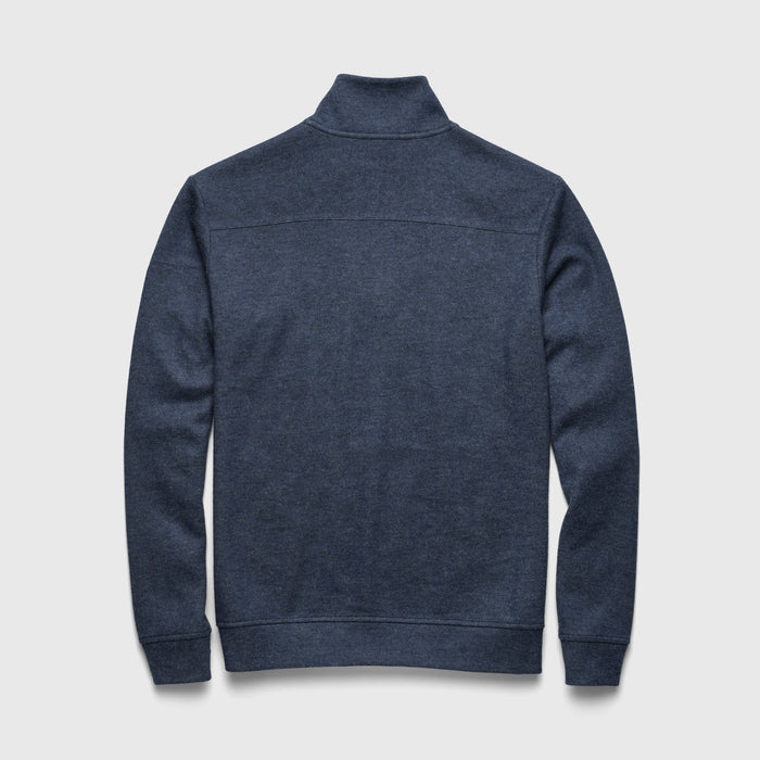 Bobby Cashmist Fleece Quarter Zip - Navy heather