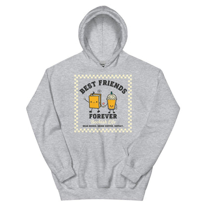 Bookish Friends Forever Hoodie - The Bean Workshop - Book Lover, Bookaholic, bookish, bookish friends, hoodie, read everyday