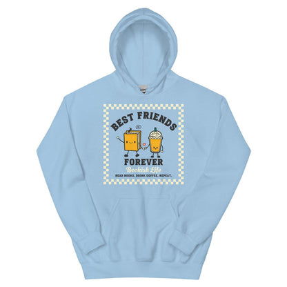 Bookish Friends Forever Hoodie - The Bean Workshop - Book Lover, Bookaholic, bookish, bookish friends, hoodie, read everyday