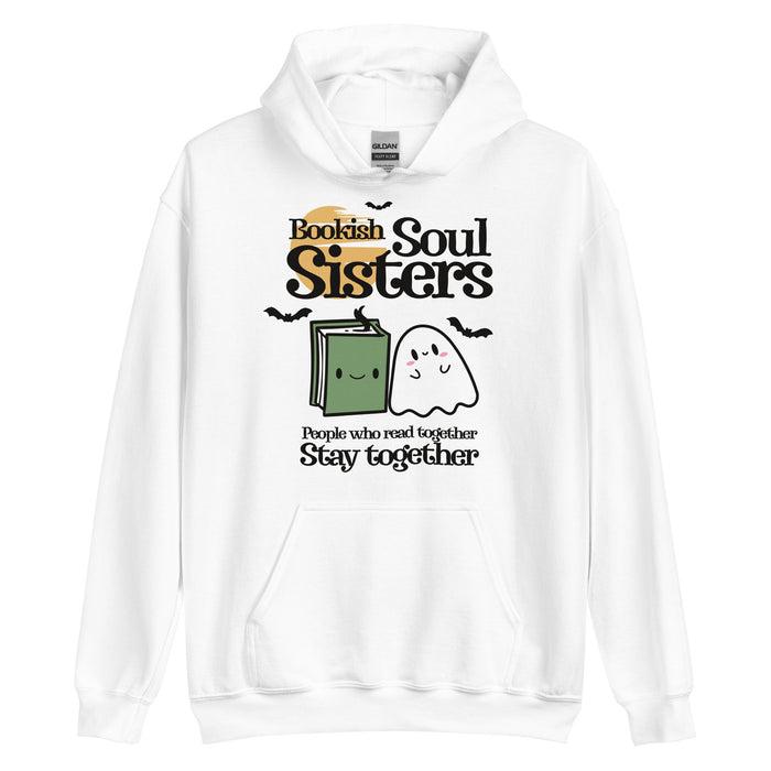 Bookish Soul Sisters Hoodie - The Bean Workshop - book lover, bookish, halloween, hoodie