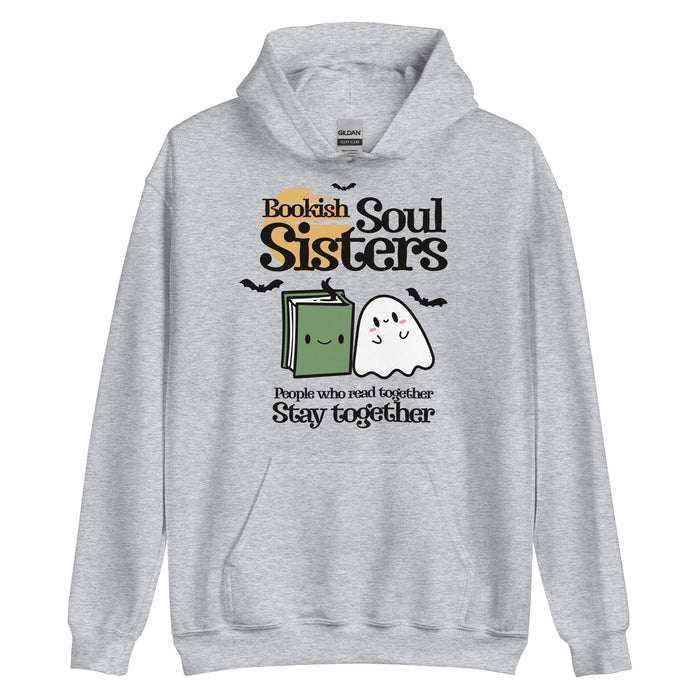 Bookish Soul Sisters Hoodie - The Bean Workshop - book lover, bookish, halloween, hoodie