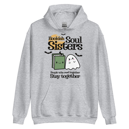 Bookish Soul Sisters Hoodie - The Bean Workshop - book lover, bookish, halloween, hoodie
