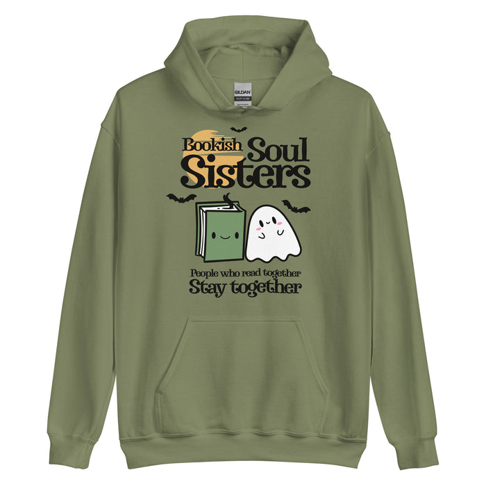 Bookish Soul Sisters Hoodie - The Bean Workshop - book lover, bookish, halloween, hoodie