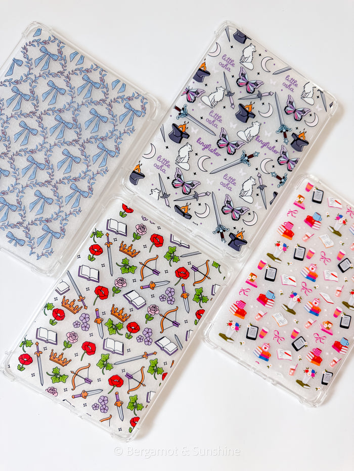 Bookworm Kindle Case and/or Bookmark [Combined Listing] – Literary E-Reader Cover