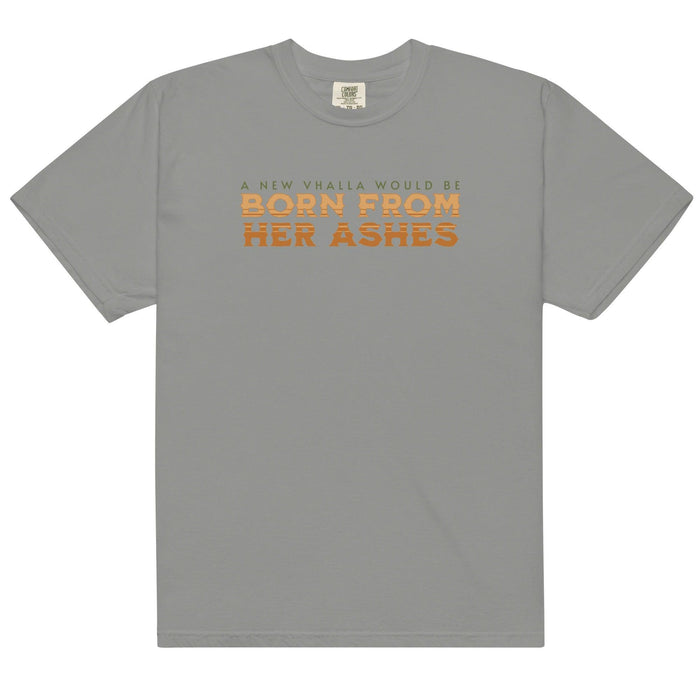 Born From Her Ashes Vhalla Yarl Tee Shirt - The Bean Workshop - air awakens, box tee, elise kova