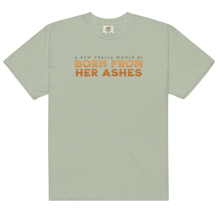 Born From Her Ashes Vhalla Yarl Tee Shirt - The Bean Workshop - air awakens, box tee, elise kova