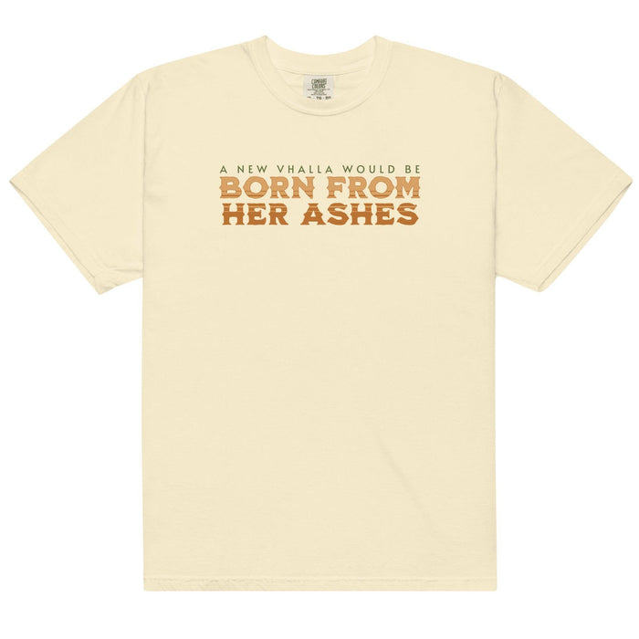 Born From Her Ashes Vhalla Yarl Tee Shirt - The Bean Workshop - air awakens, box tee, elise kova