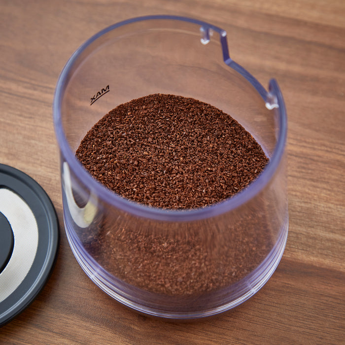 Brew & Blend Electric Burr Coffee Grinder and Milk Frother Set
