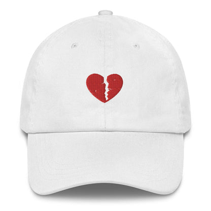 Broken Heart Embroidered Dad Hat - The Bean Workshop - book lover, bookish, cap, dad hat, hat, read everyday