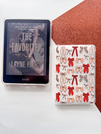 Brown Bows E Reader Case and/or Bookmark [Combined Listing]