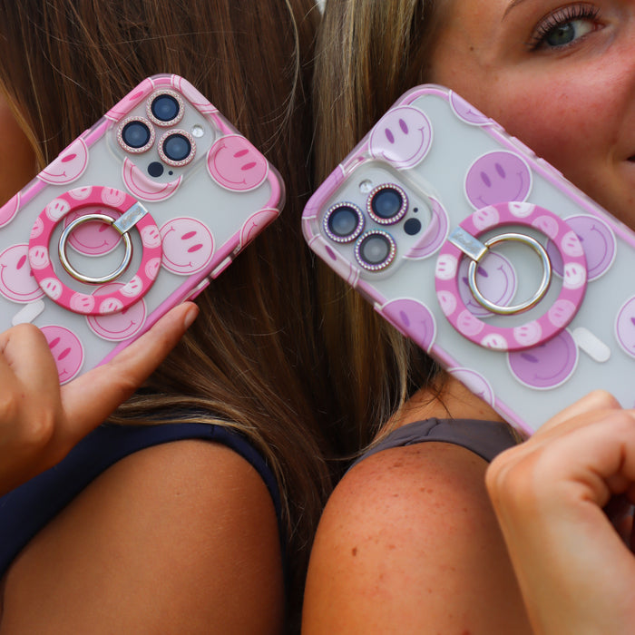 Bubblegum Smileys MagSafe iPhone Case