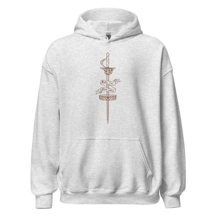 By You I am Forever Undone Hoodie - The Bean Workshop - Bookish Hoodie, Cardan Greenbriar, Dark Academia Aesthetic, Faeriecore, Fantasy Book Merch, Folk of the Air apparel for readers, Forever Undone Quote, Holly Black fan merchandise, Jude and Cardan quotes hooded sweatshirt, Jude Duarte, Jurdan, The Cruel Prince hoodie, Two-Sided Hoodie