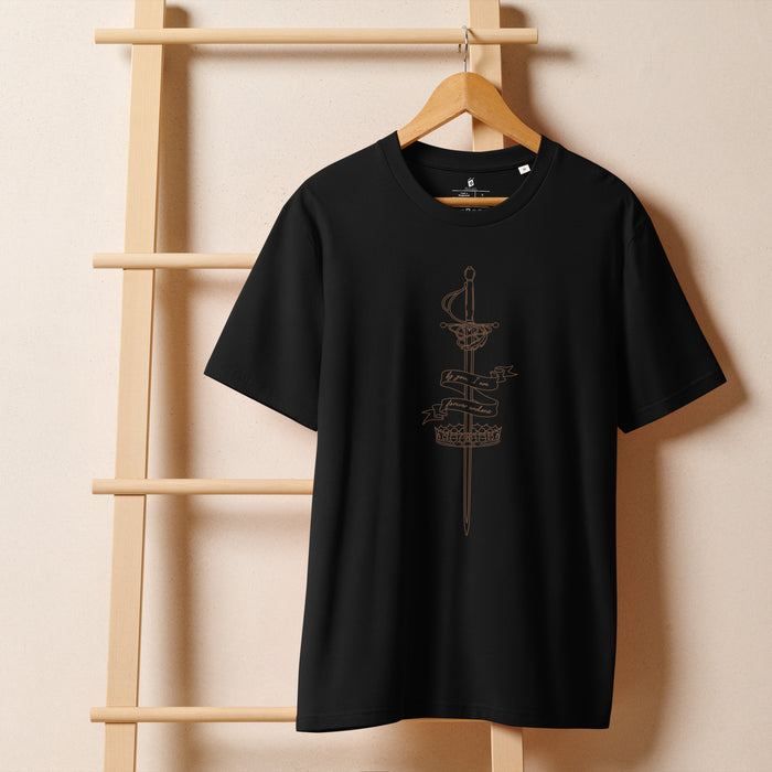 By You I am Forever Undone T-shirt - The Bean Workshop - Book Lover Gift, By you I am forever undone merch, Cardan Greenbriar, Dark Academia, Faeriecore, Folk of the Air, Holly Black licensed apparel, Jude and Cardan quotes shirt, Jude Duarte, Jurdan, Romantic Fantasy Tee, The Cruel Prince t-shirt, Two-Sided Shirt
