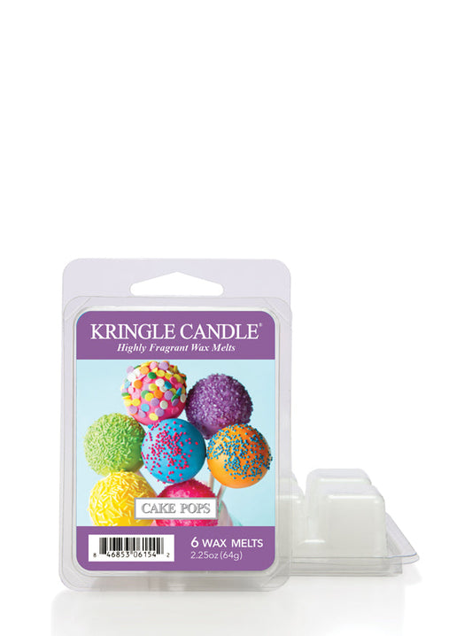 Kringle Candle Cake Pops wax melt package on a white background