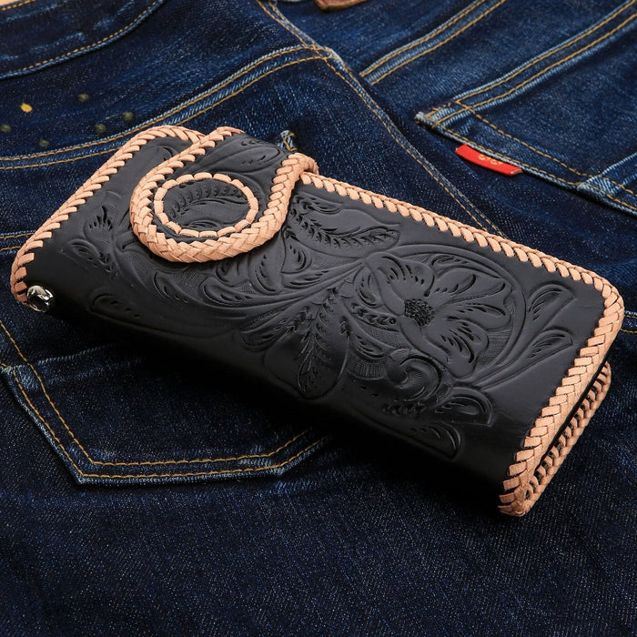 Floral Indian Wallet Back side