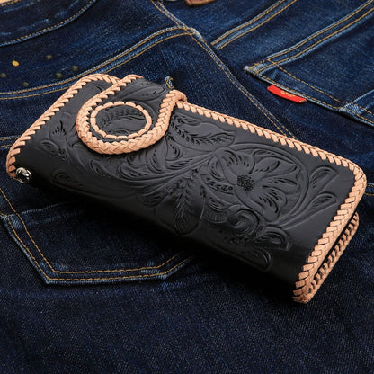 Floral Indian Wallet Back side