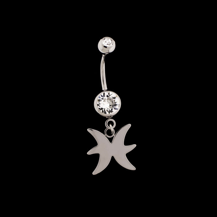 Titanium / 3/8" / Clear / Pisces