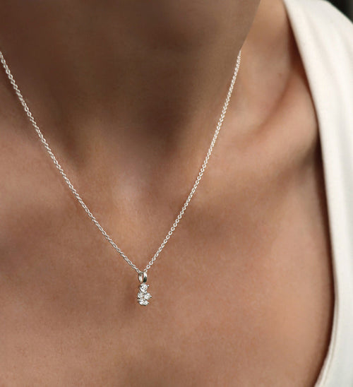 Celine Diamanthalsband | 925 silver
