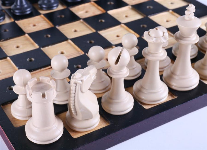 Chess Set for the Blind - 3.25 inch King - Chess Set - Chess-House