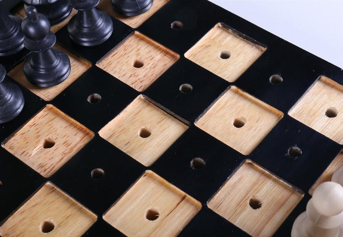 Chess Set for the Blind - 3.25 inch King - Chess Set - Chess-House
