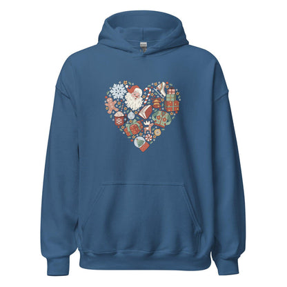 Christmas Necessities Hoodie - The Bean Workshop - bookish, Christmas, hoodie