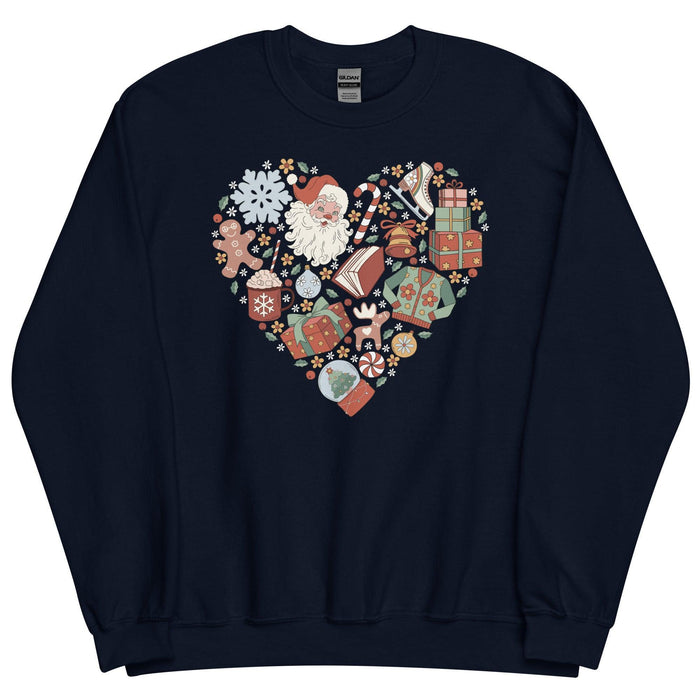Christmas Necessities Sweatshirt - The Bean Workshop - book lover, bookish, christmas, sweatshirt