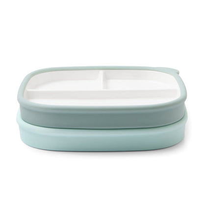 Clean Start Toddler Ceramic Divided Breakfast Plate - 2 Pack