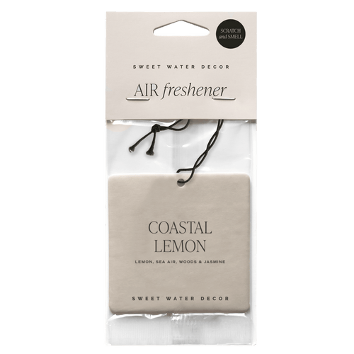 Coastal Lemon Hanging Air Freshener - Sweet Water Decor - Air Freshener