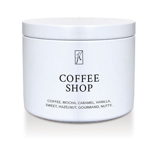 White container labeled 'Coffee Shop' with a logo on a white background