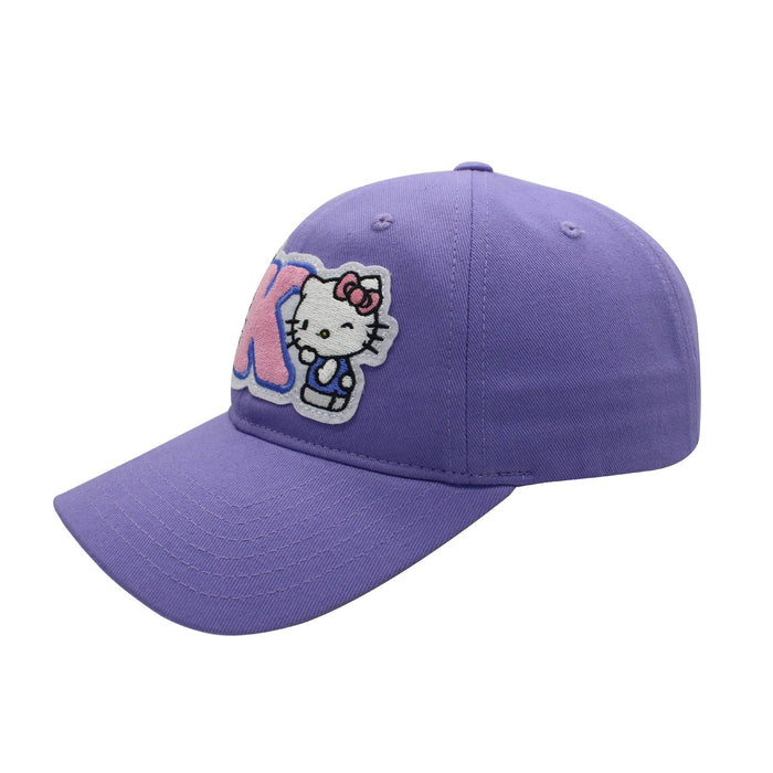 Concept One Sanrio - Kuromi "K" Chenille Patch Dad Baseball Cap
