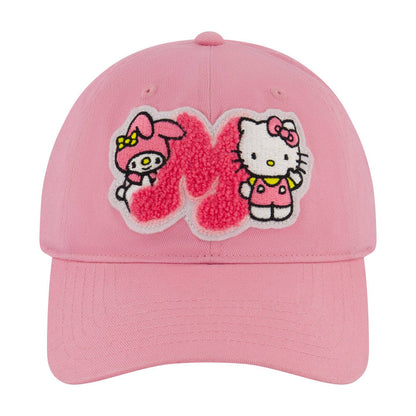 Concept One Sanrio Hello Kitty & Friends - My Melody “M” Chenille Patch Dad Cap