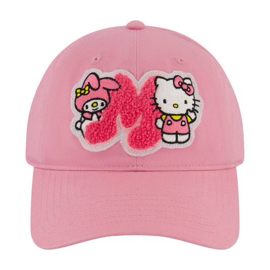 Concept One Sanrio Hello Kitty & Friends - My Melody “M” Chenille Patch Dad Cap