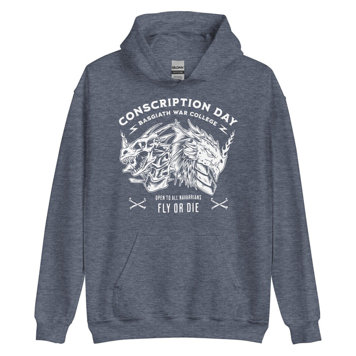 Conscription Day Hoodie - The Bean Workshop - Conscription Day, Fourth Wing, hoodie, Rebecca Yarros, The Empyrean