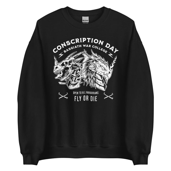 Conscription Day Sweatshirt - The Bean Workshop - fourth wing, rebecca yarros, sweatshirt