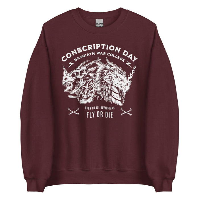Conscription Day Sweatshirt - The Bean Workshop - fourth wing, rebecca yarros, sweatshirt