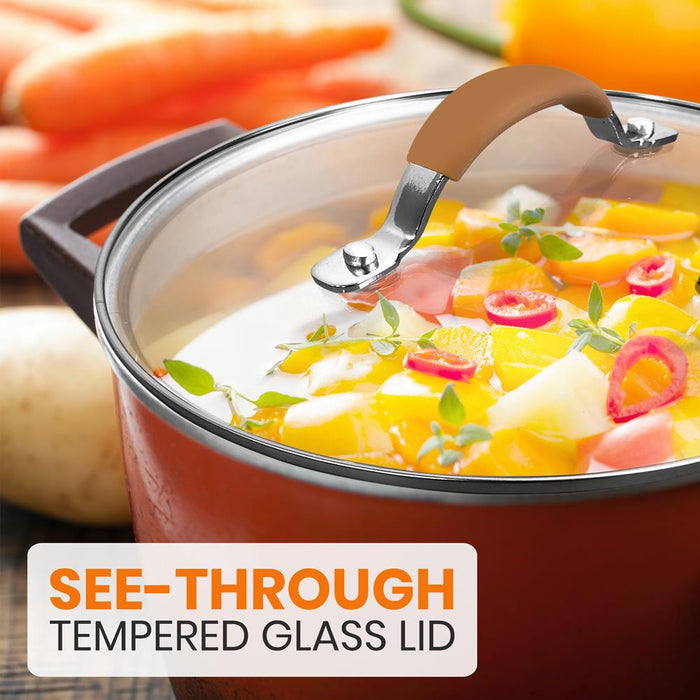 Cooking Pot Lid - See-Through Tempered Glass Lids, 1.5 Quart (Works With Models: Nccw14S & Nccw20S)