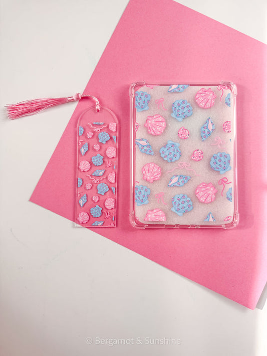 Coquette Sea Shells E Reader Case and/or Bookmark [Combined Listing]