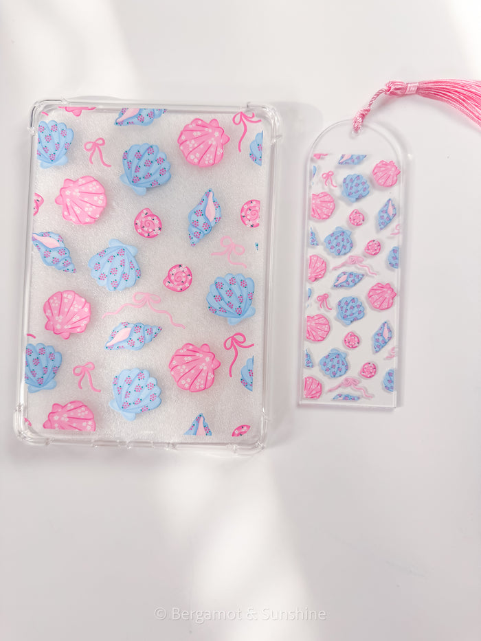 Coquette Sea Shells E Reader Case and/or Bookmark [Combined Listing]