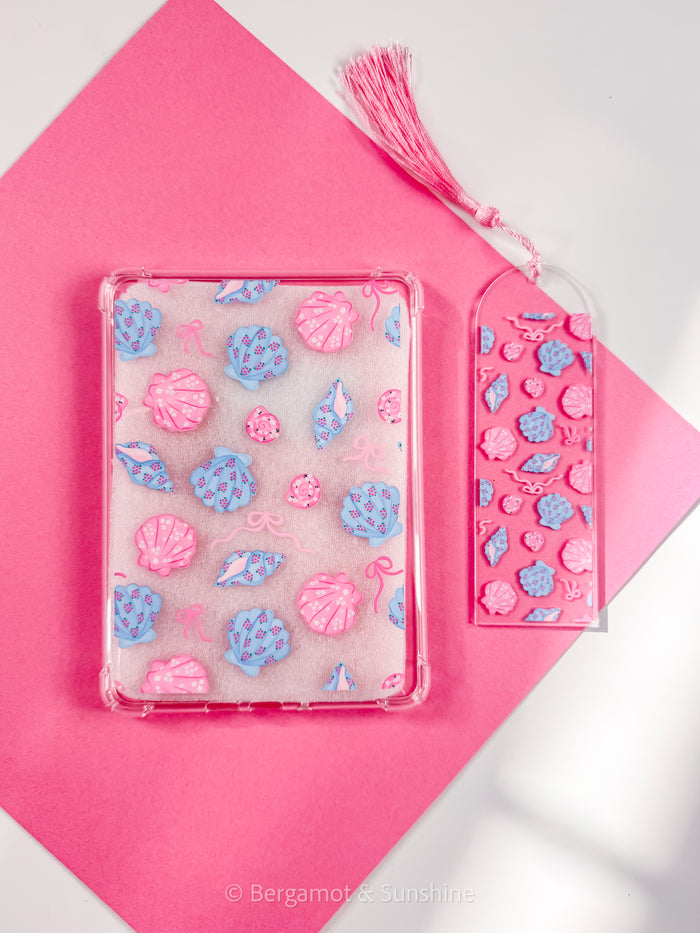 Coquette Sea Shells E Reader Case and/or Bookmark [Combined Listing]