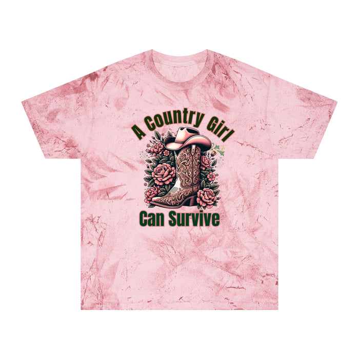 Country Girl Color Blast Tee - NEW 2025