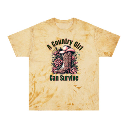 Country Girl Color Blast Tee - NEW 2025