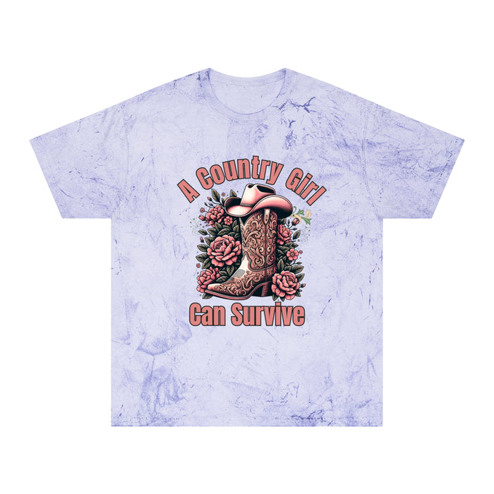 Country Girl Color Blast Tee - NEW 2025