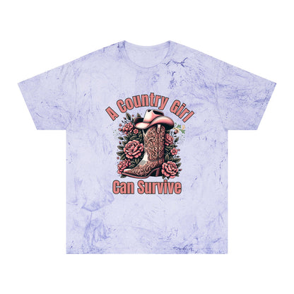 Country Girl Color Blast Tee - NEW 2025