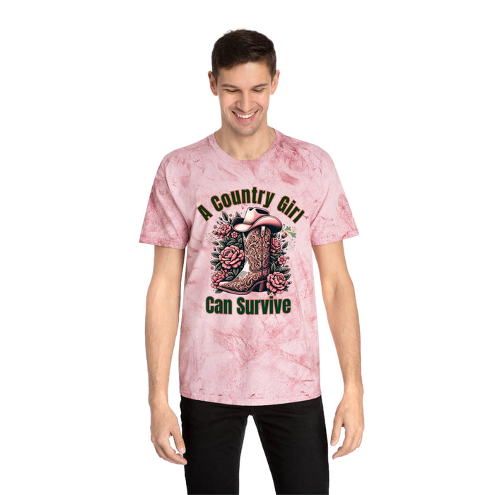 Country Girl Color Blast Tee - NEW 2025