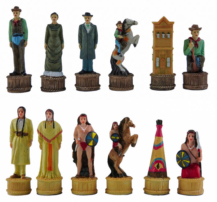 Cowboys and Indians II Chess Pieces - Piece - Chess-House